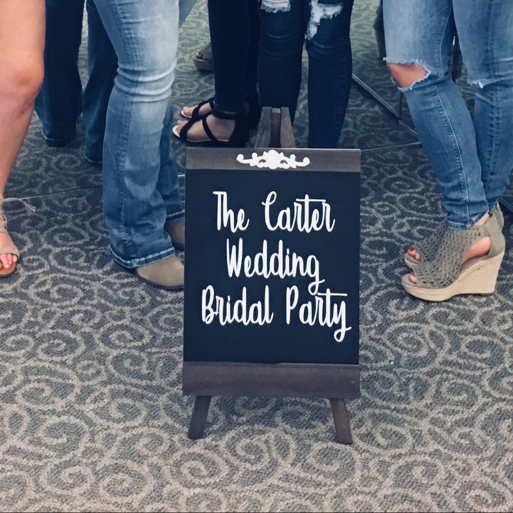 Wedding sign